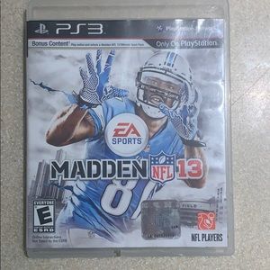 PS3 Madden 13